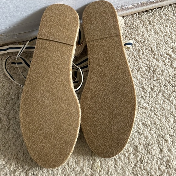 Just Fab striped lace up espadrilles - Picture 2 of 4